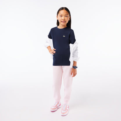 Lacoste Bisiklet Yaka Çocuk Lacivert T-shirt