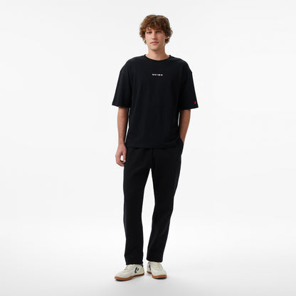 United4 Regular Fit Erkek Siyah T-shirt