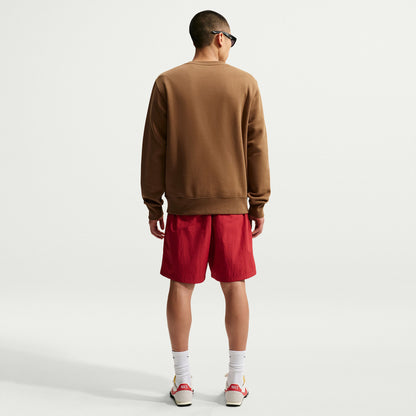 Nike Club Bb Crew Erkek Kahverengi Sweatshirt