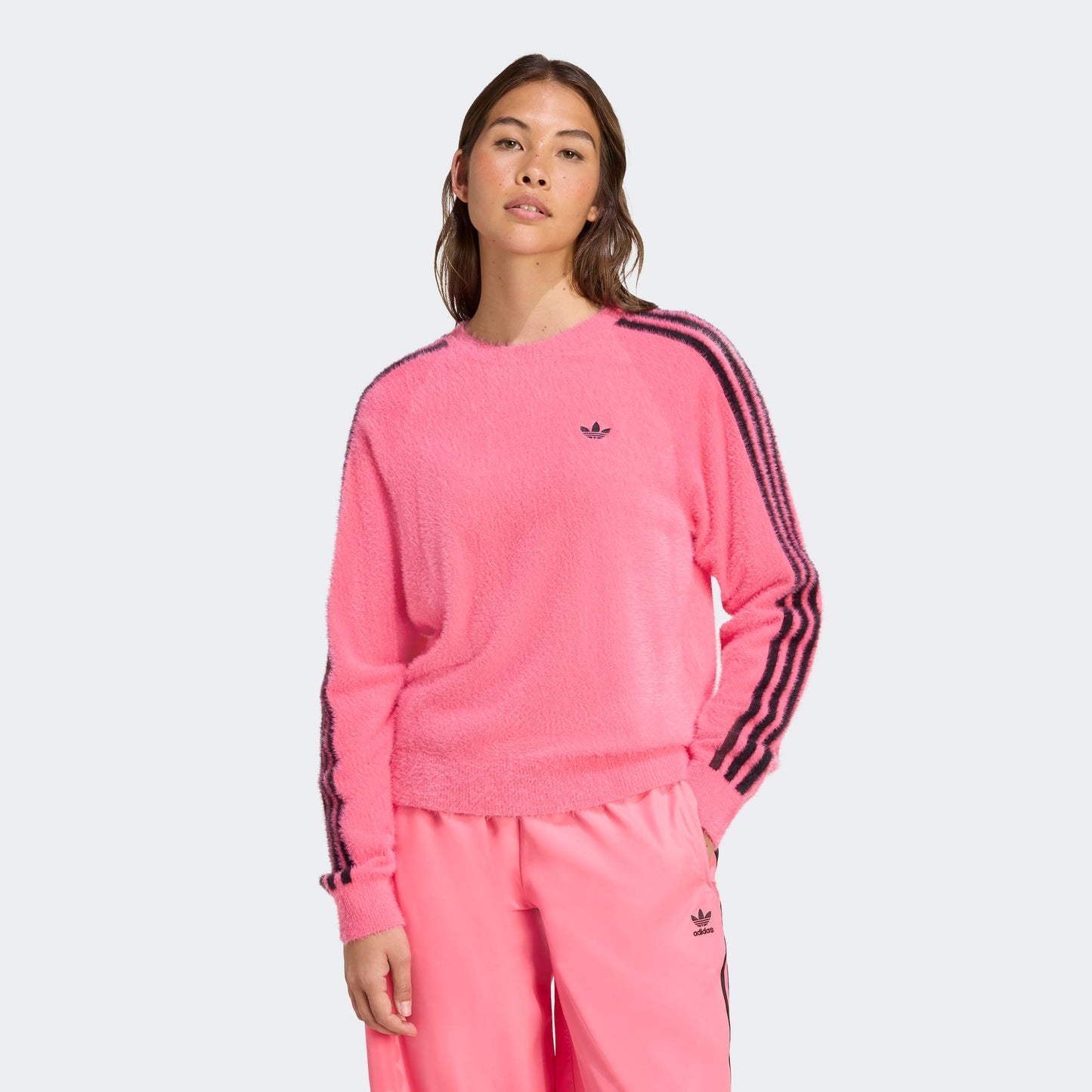 Adidas Holiday Knit Kadın Pembe Sweatshirt