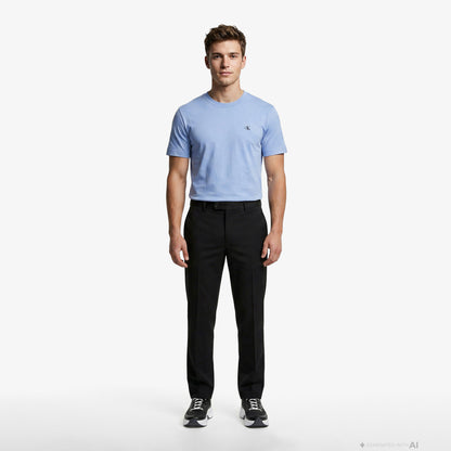 Calvin Klein Easy Monogram Erkek Mavi T-shirt