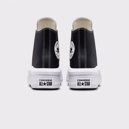 Converse Chuck Taylor All Star Move Platform Foundational Leather Unisex Siyah Sneaker