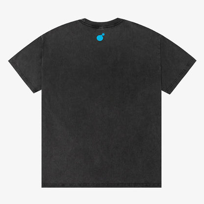 The Hundreds Y2k Bar Logo Erkek Siyah T-shirt