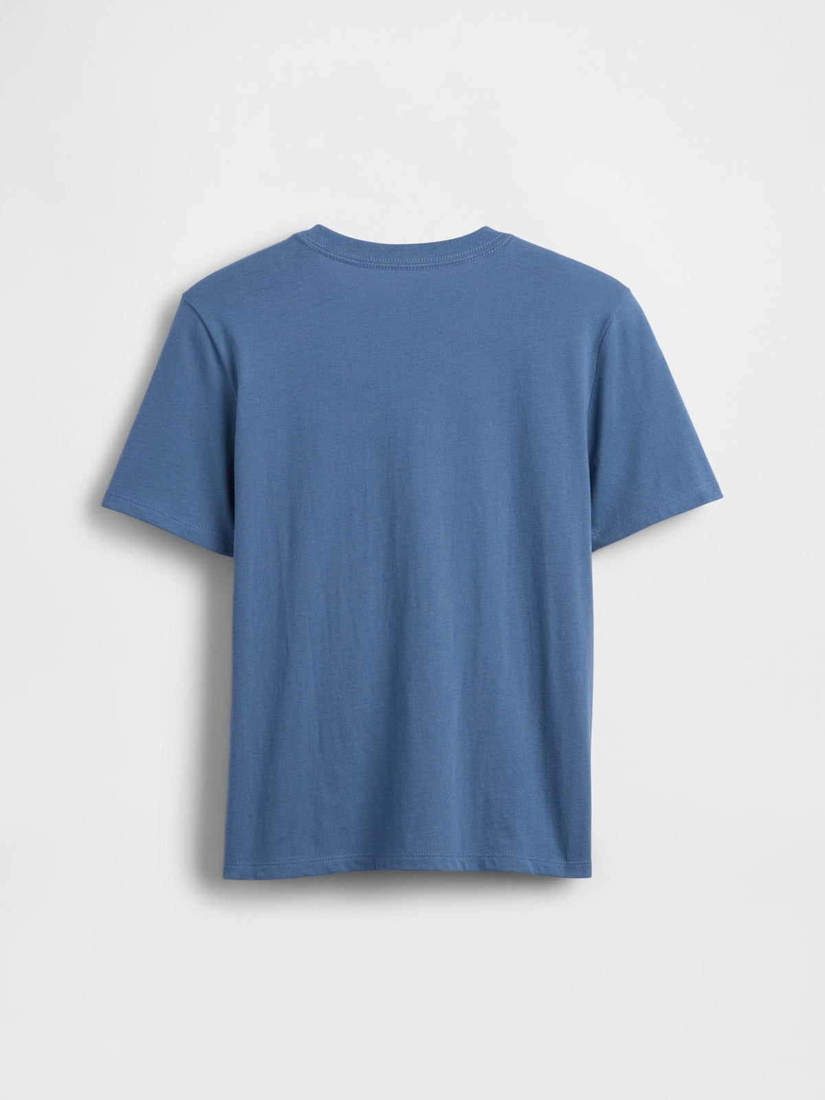 Mavi Grafik Baskılı T-shirt