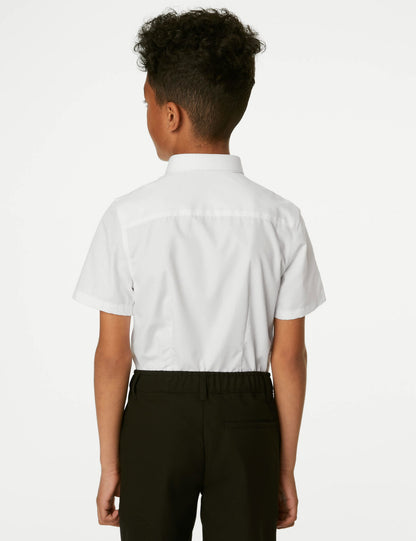 2'li Slim Fit Kısa Kollu Gömlek (2-18 Yaş)