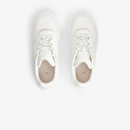 Tommy Hilfiger Lightweight Runner Monocolor Erkek Bej Spor Ayakkabı