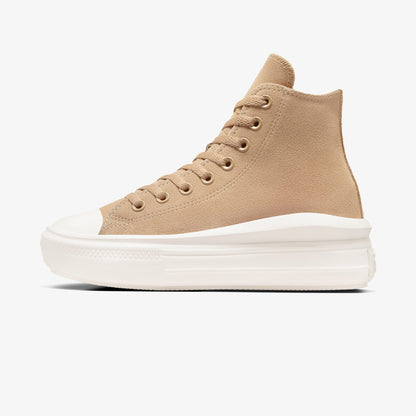 Converse Chuck Taylor All Star Move Platform Unisex Kahverengi Süet Sneaker