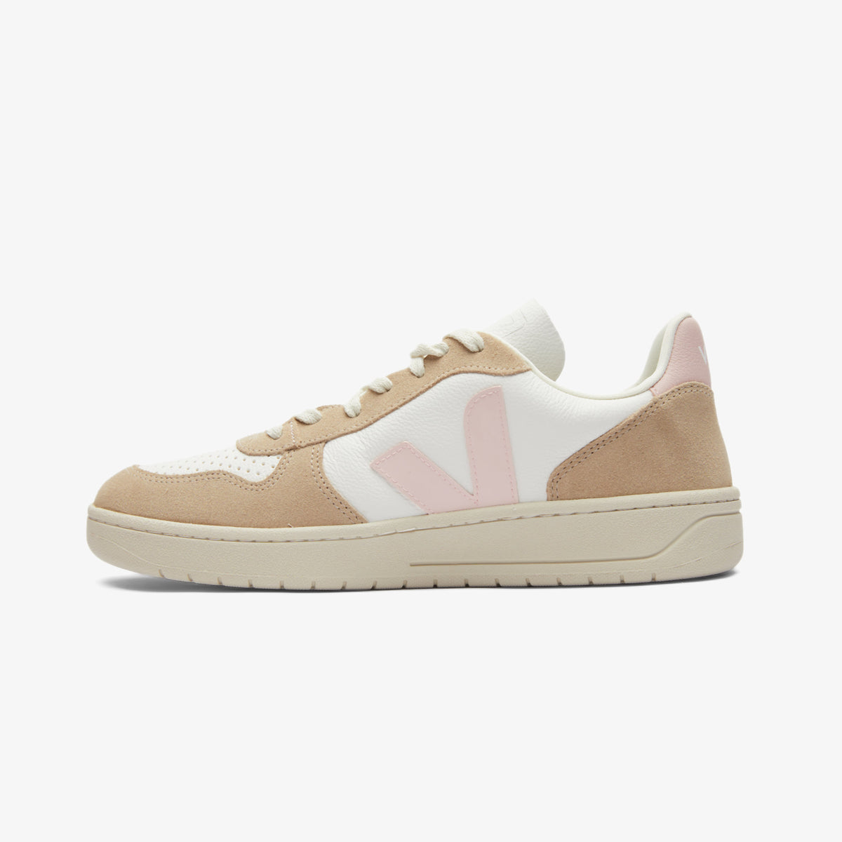 Veja V10 Chromefree Leather Erkek Krem Sneaker