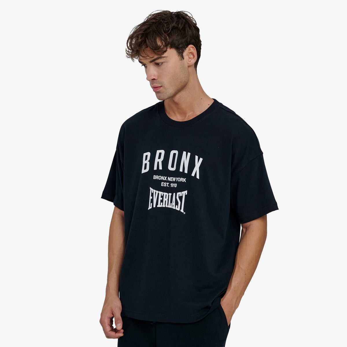 Everlast Bronx Nyc 2.0 Oversize Siyah Erkek T-shirt