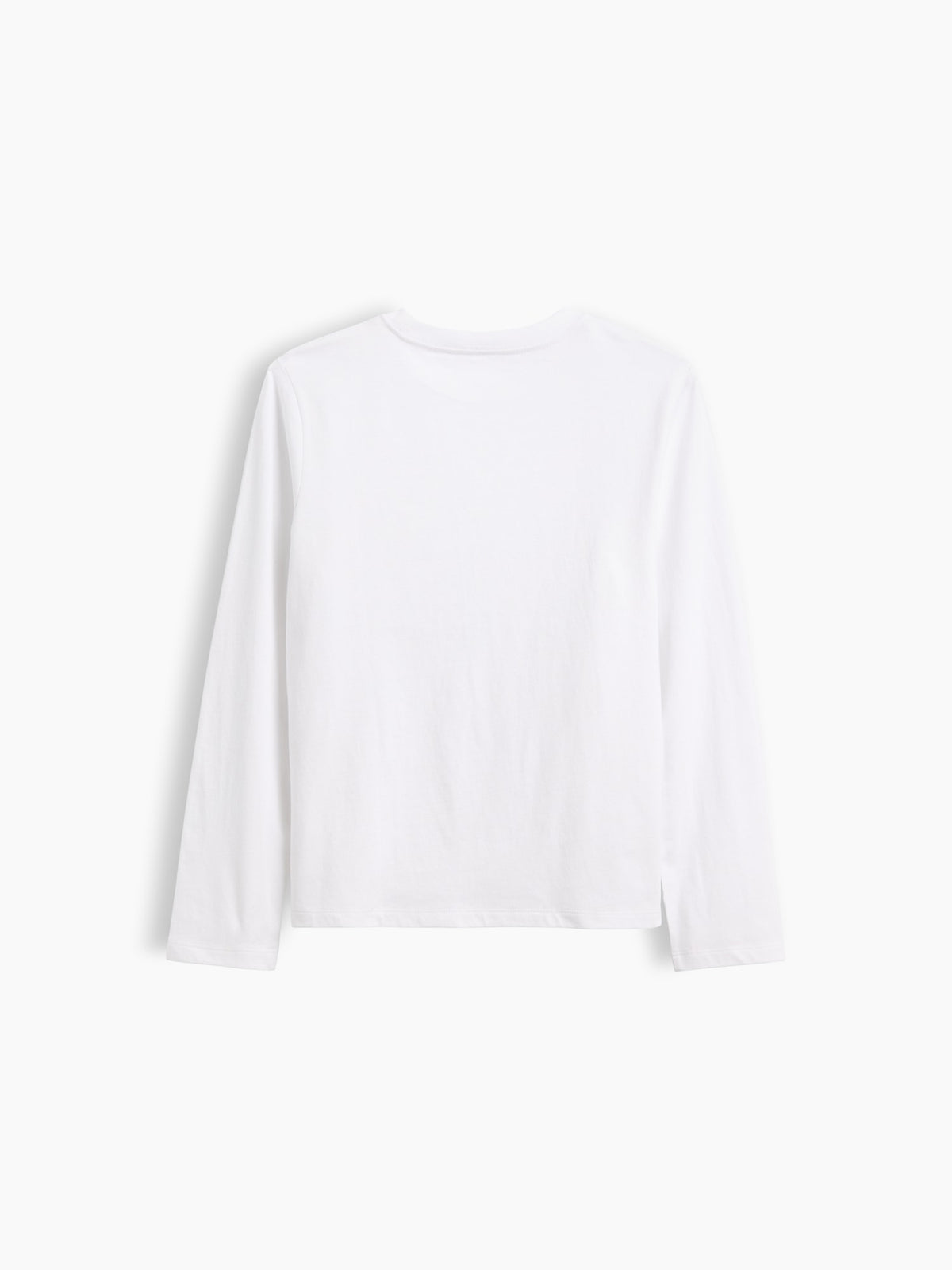Beyaz Logo Cepli T-shirt