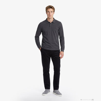 Nautica Regular Fit Erkek Gri Polo