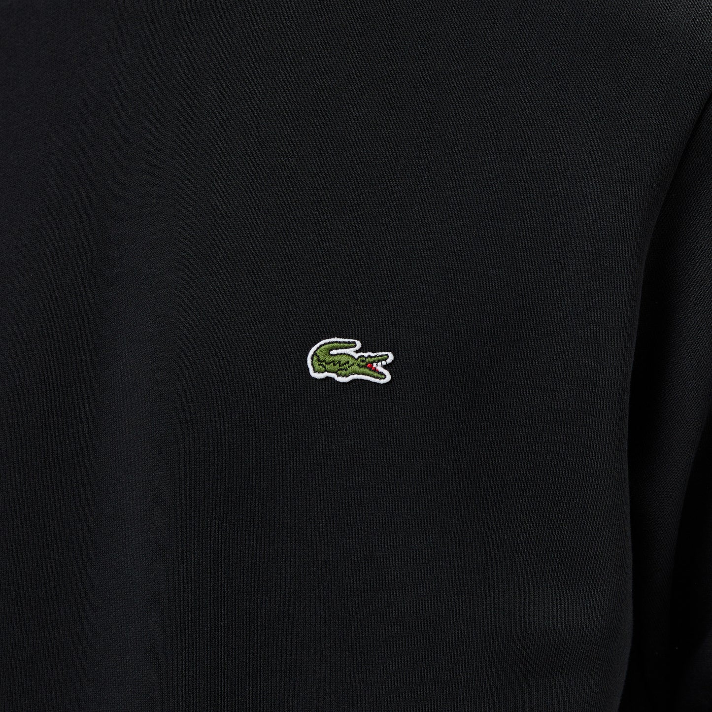 Lacoste Classic Fit Bisiklet Yaka Erkek Siyah Sweatshirt