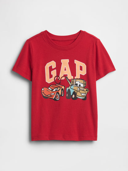 Kırmızı Disney Cars Logo T-shirt