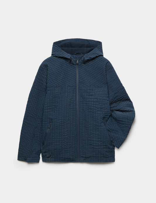 Stormwear™ Ekose Kapüşonlu Çocuk Mont
