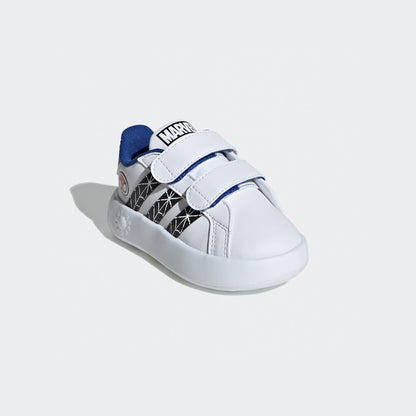 Adidas Spider-man Grand Court Bebek Beyaz Spor Ayakkabı