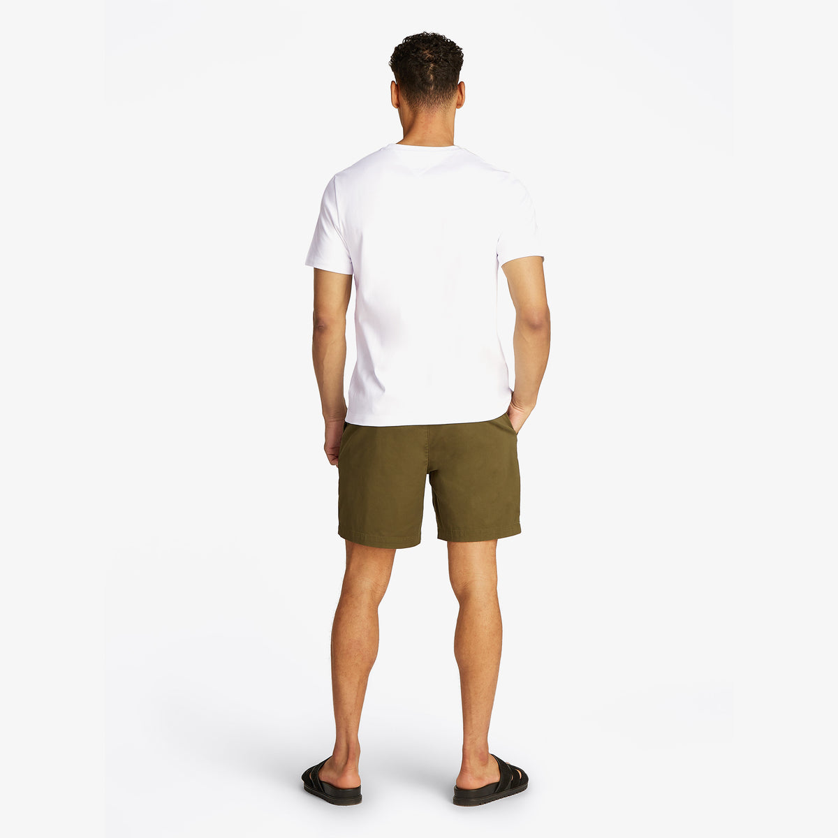 Tommy Hilfiger Elevated Essentials Erkek Beyaz T-shirt