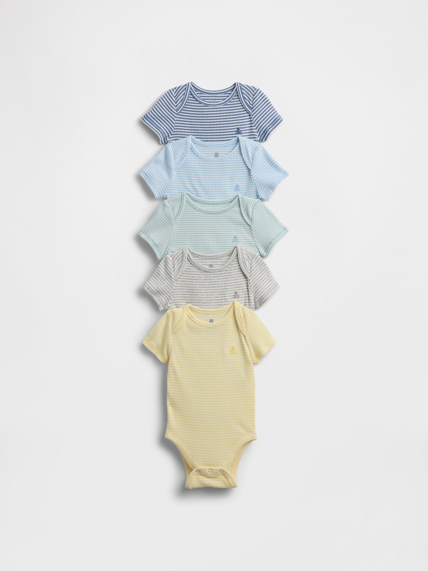 Çok Renkli First Favorites Tinyrib Bodysuit (5’li)