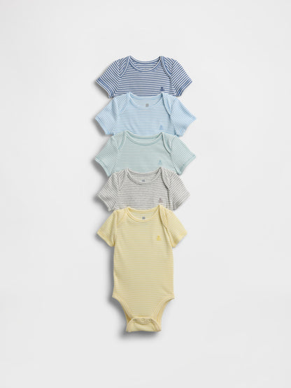 Çok Renkli First Favorites Tinyrib Bodysuit (5’li)