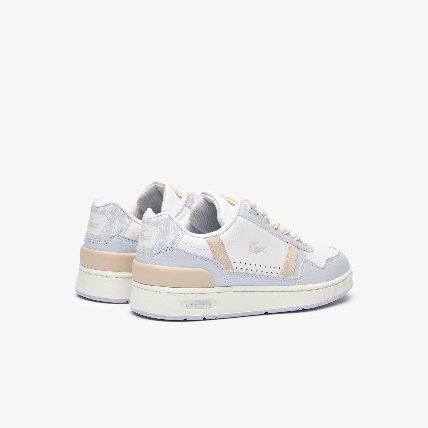 Lacoste T-clip Monogram Kadın Beyaz Sneaker