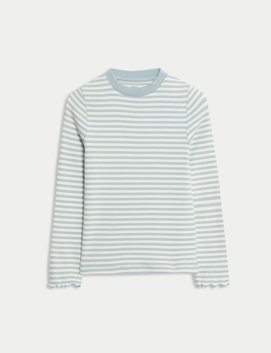 Pamuklu Uzun Kollu T-shirt
