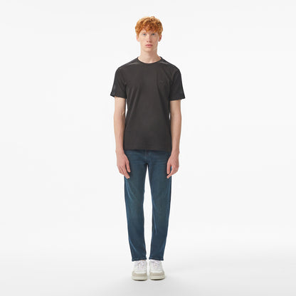 Lacoste Erkek Oversize Fit Bisiklet Yaka Siyah T-shirt