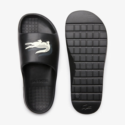 Lacoste Croco Erkek Siyah Terlik