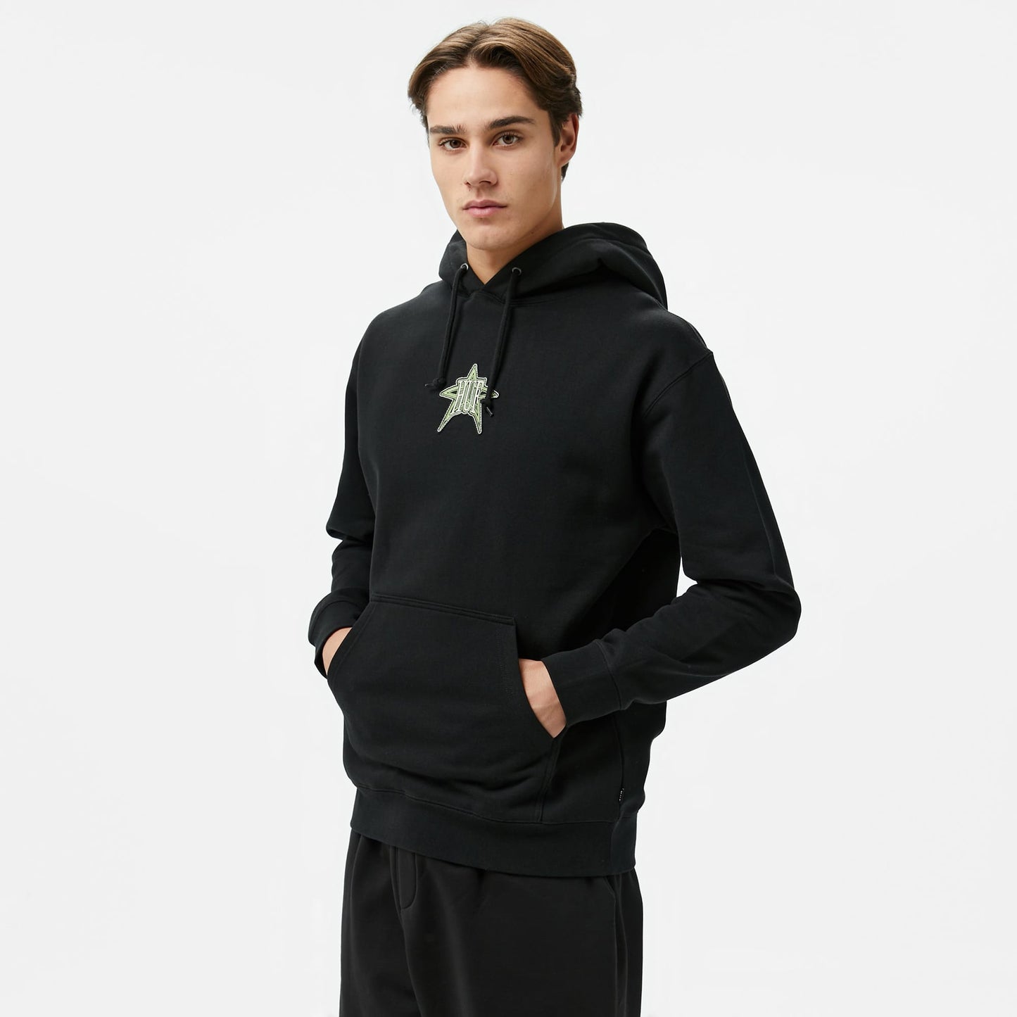 Huf Intergalactic P/o Erkek Siyah Hoodie