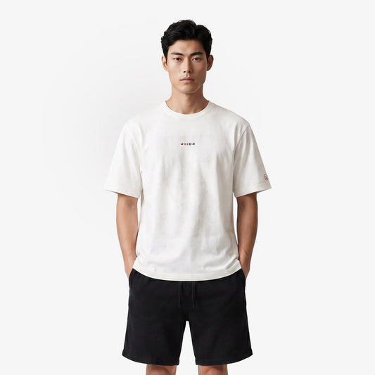 United4 Regular Fit Erkek Krem T-shirt