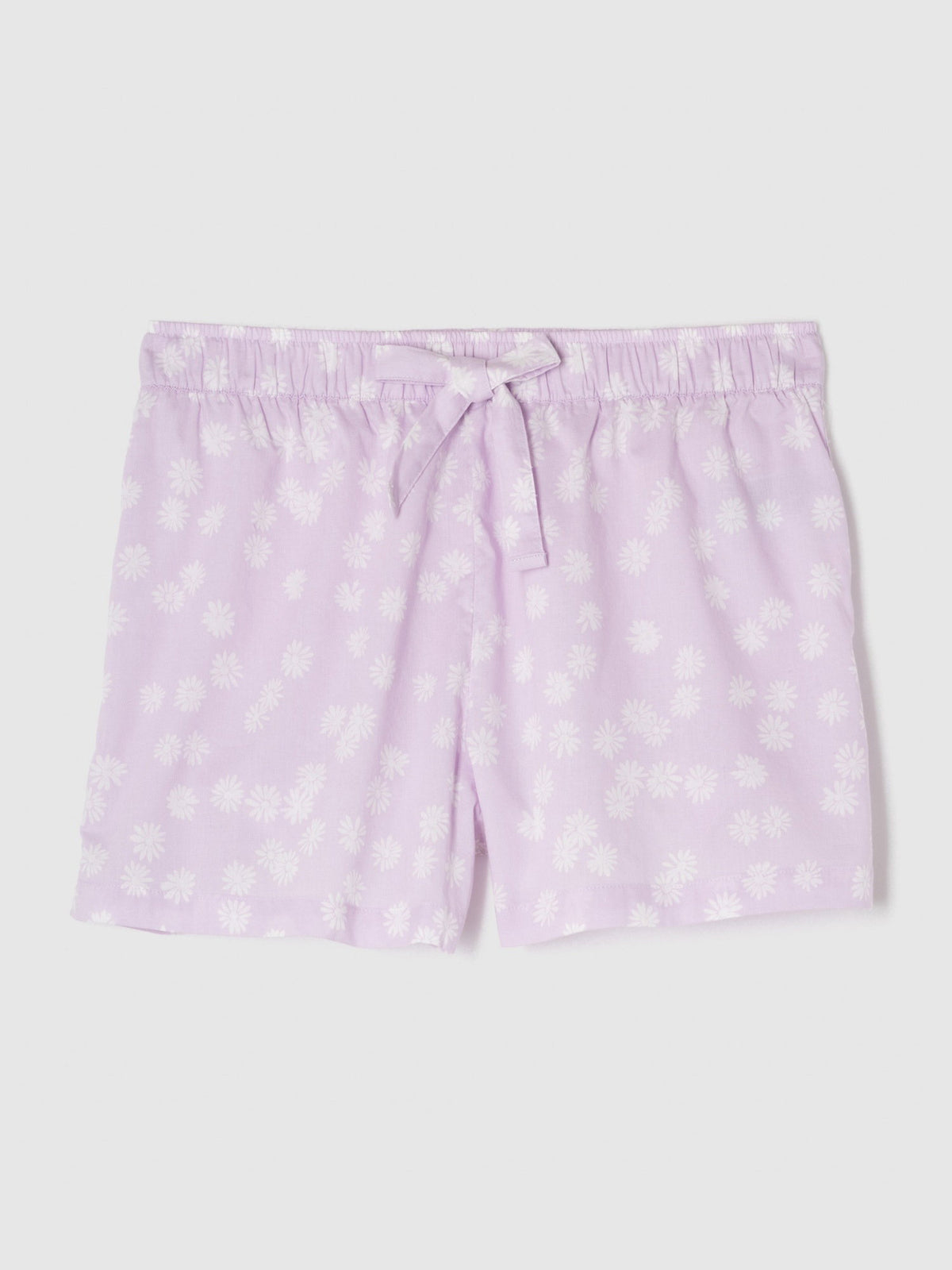 Lila Poplin Pijama Altı