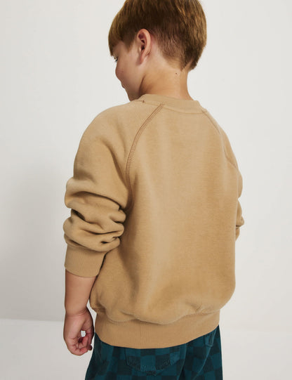 Grafik Baskılı Pamuklu Sweatshirt
