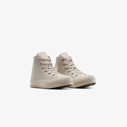 Converse Chuck Taylor All Star Eva Lift Platform Çocuk Bej Sneaker