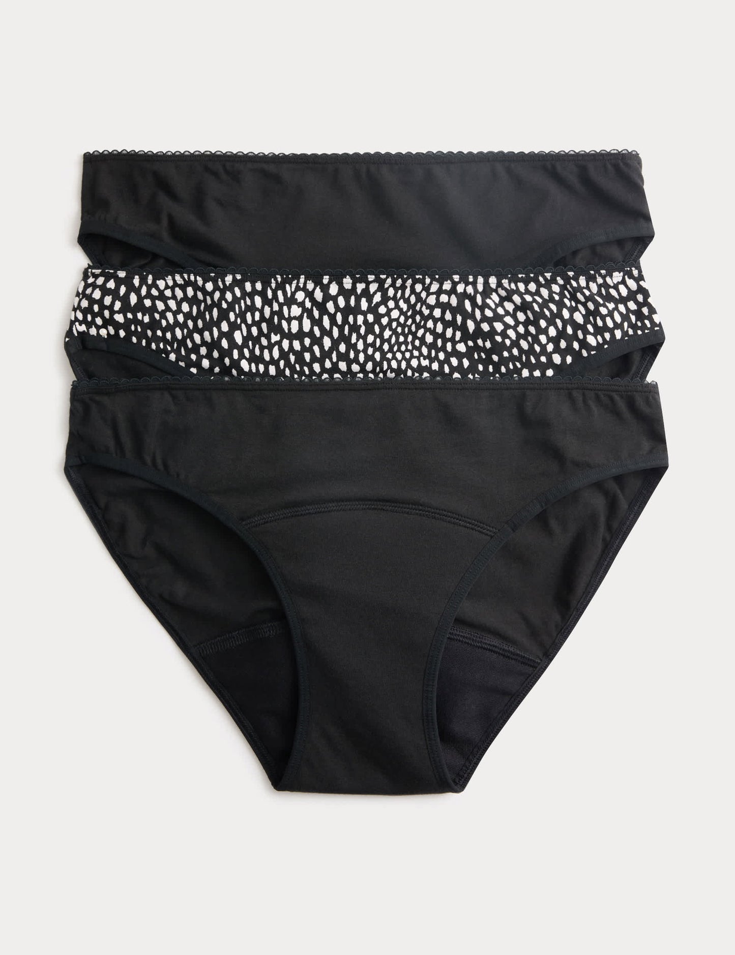 3'lü Yüksek Emicili Bikini Külot
