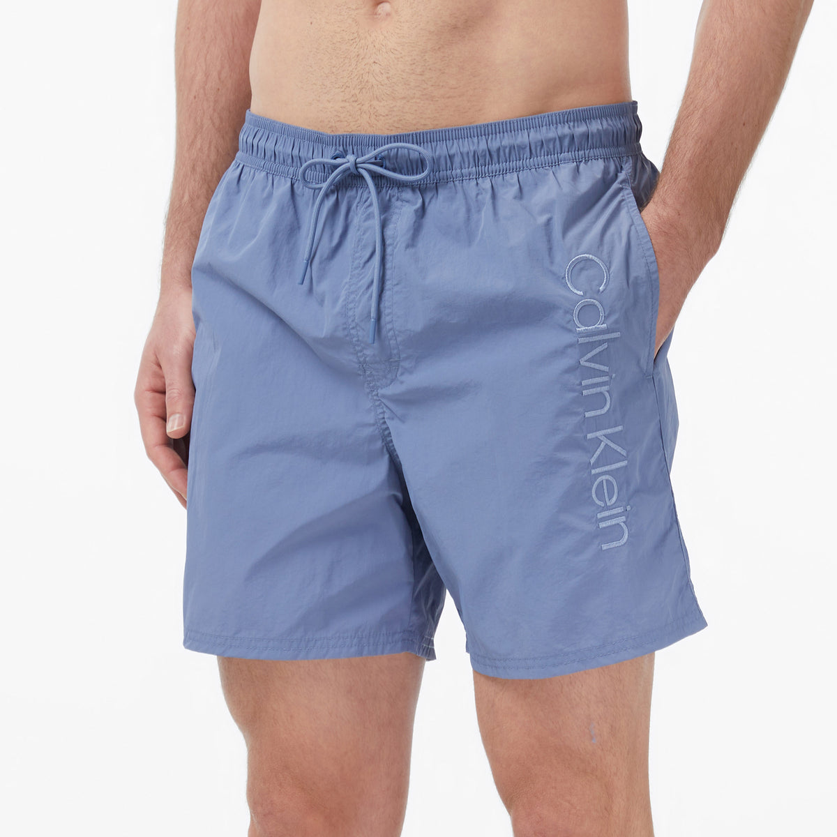 Calvin Klein Medium Drawstring Erkek Mavi Deniz Şortu