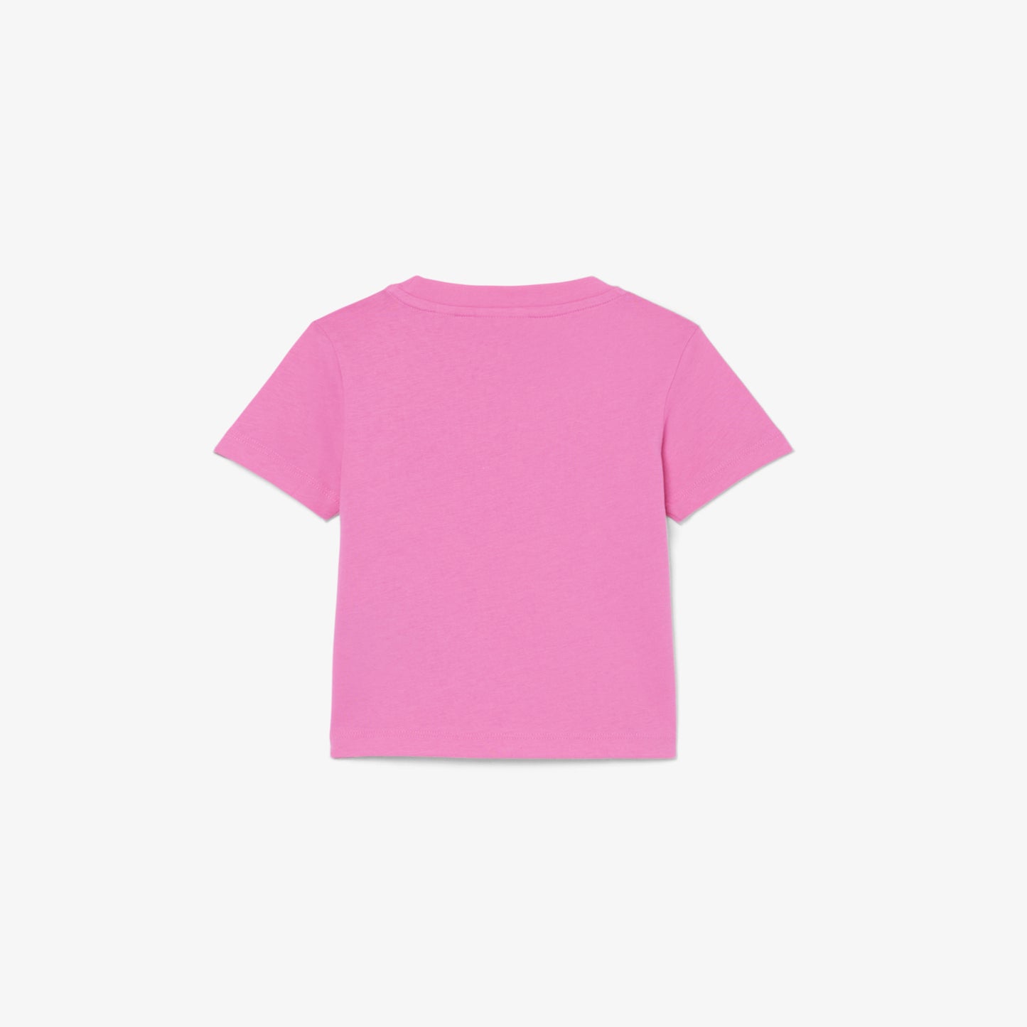 Lacoste Bisiklet Yaka Çocuk Pembe T-shirt