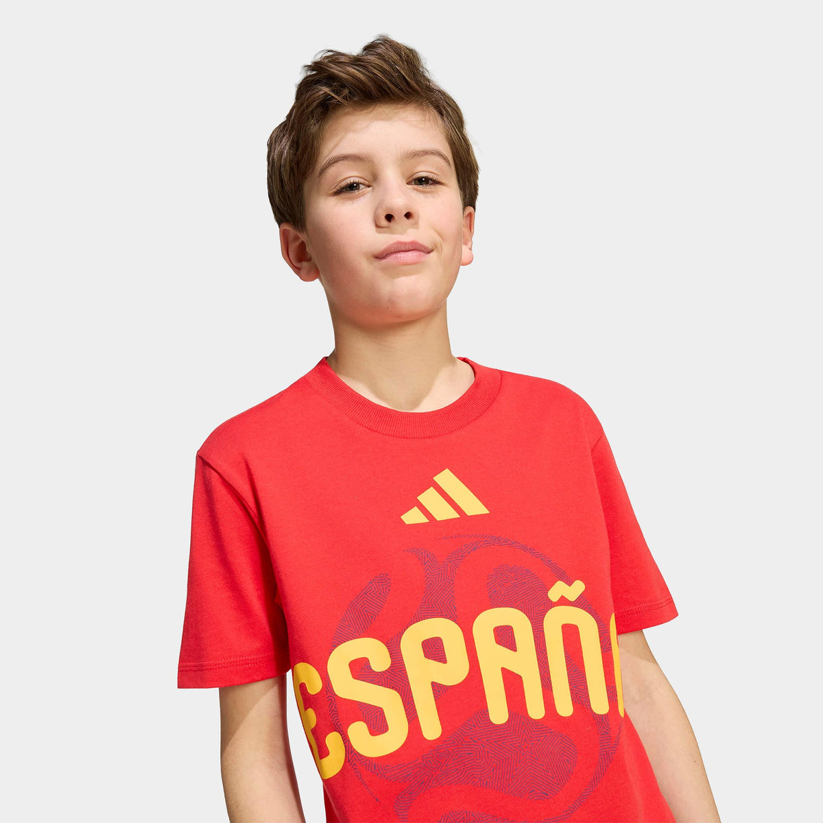 Adidas Ispanya Milli Takım Çocuk Kırmızı T-shirt