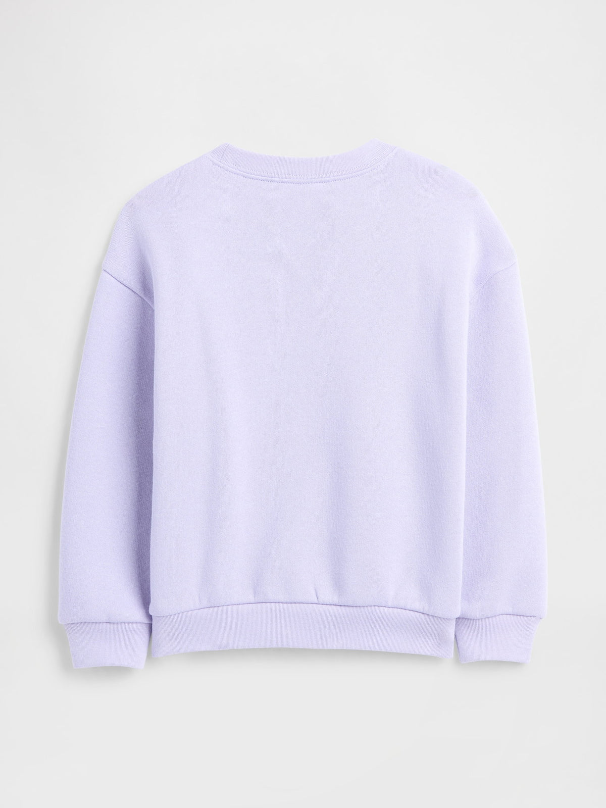 Lila Grafik Baskılı Sweatshirt