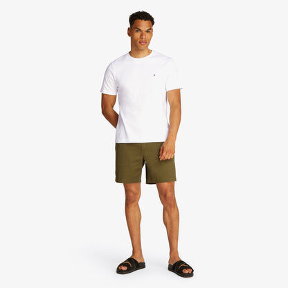 Tommy Hilfiger Elevated Essentials Erkek Beyaz T-shirt