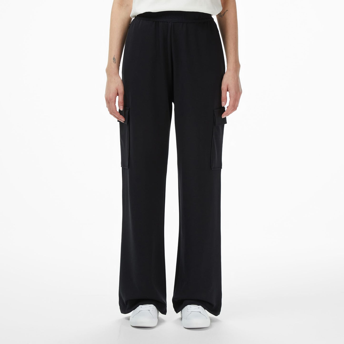Lacoste Kadın Relaxed Fit Siyah Eşofman Altı
