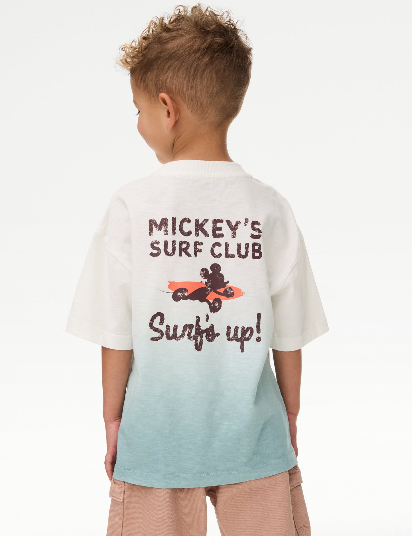 Saf Pamuklu Mickey Mouse:trade_mark: Tişört (1-8 Yaş)