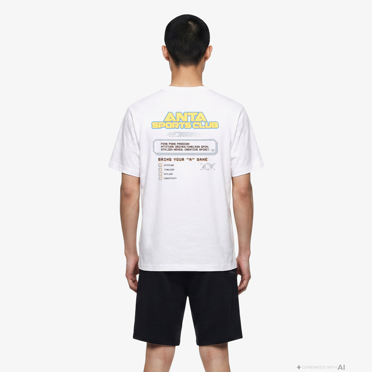 Anta Bring You A Game Erkek Beyaz T-shirt