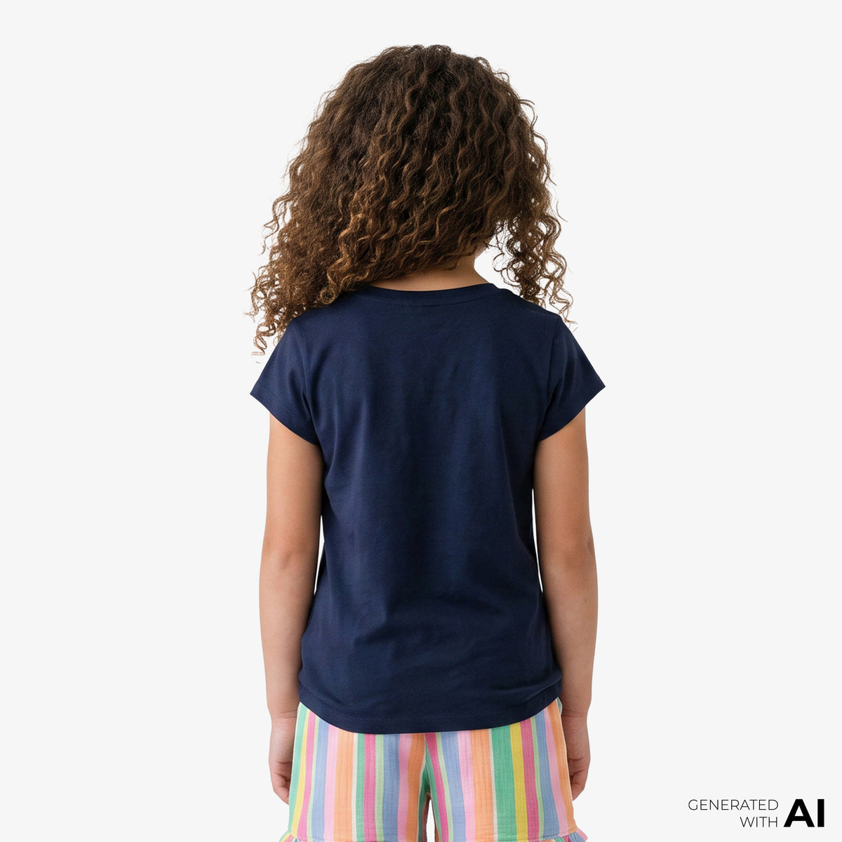 Gap V-hs Ss Value Logo Çocuk Lacivert T-shirt