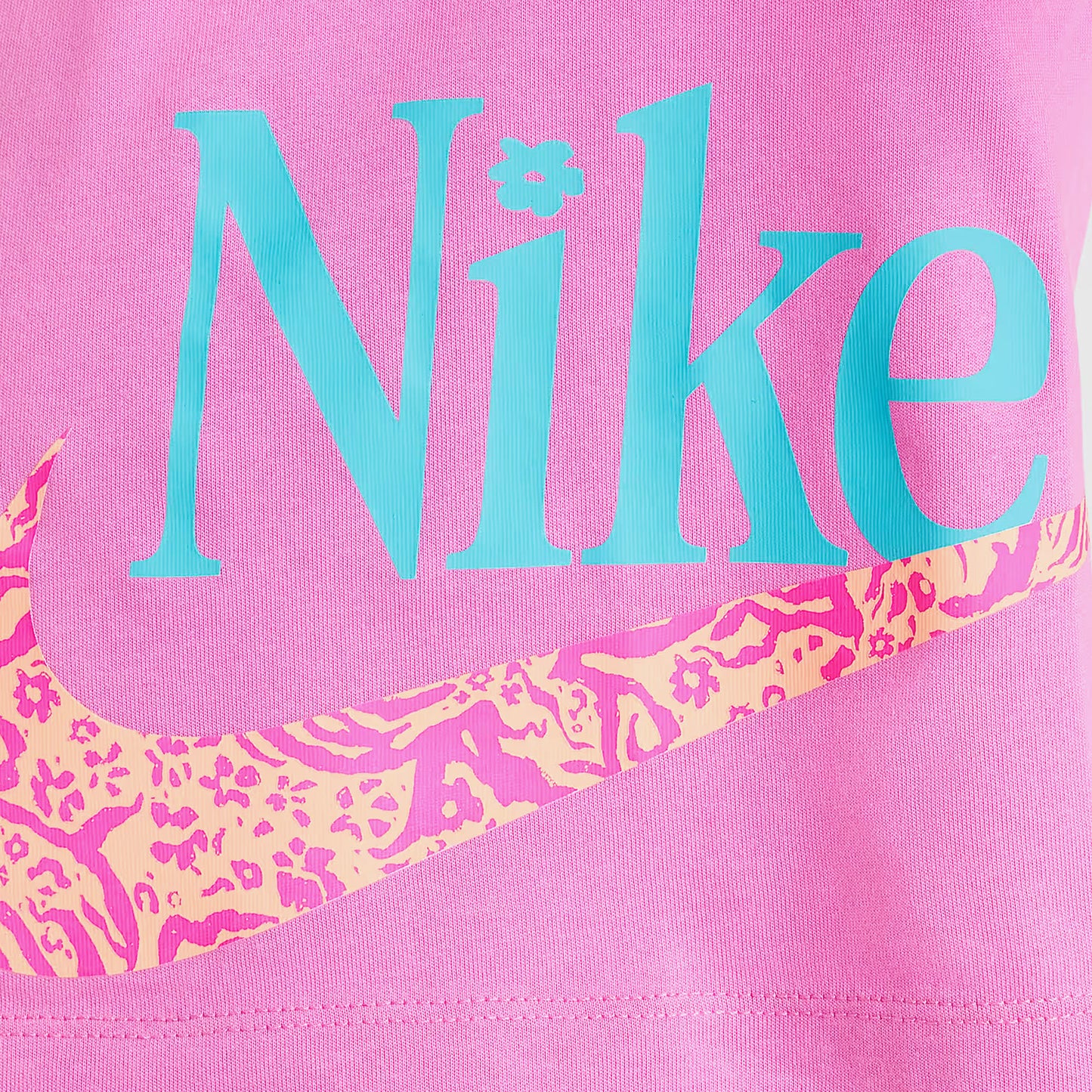 Nike Wild Flower Çocuk Turuncu Şort Takım