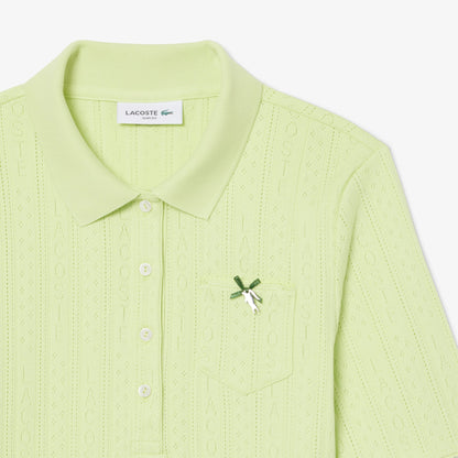 Lacoste Slim Fit Kadın Sarı Polo