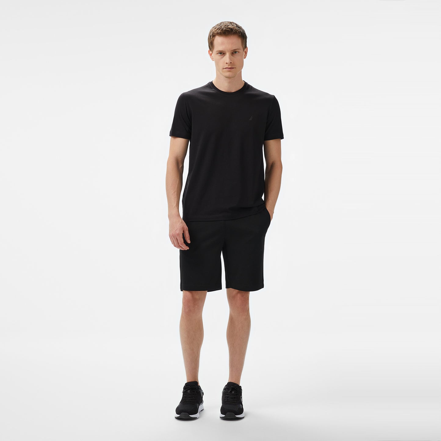Nautica Erkek Siyah Regular Fit T-shirt