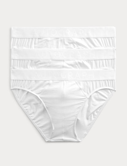 3'lü Supima® Pamuklu Slip Külot