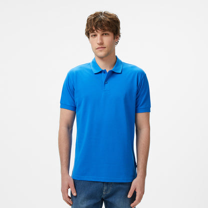 Nautica Erkek Mavi Classic Fit Polo Yaka T-shirt