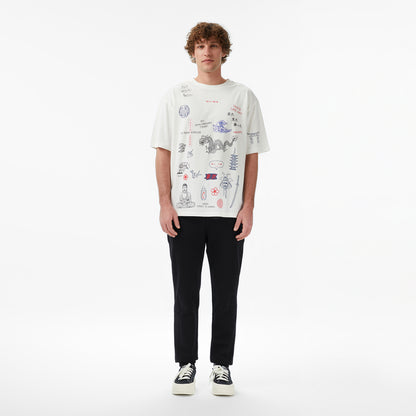 United4 Regular Fit Erkek Bej T-shirt