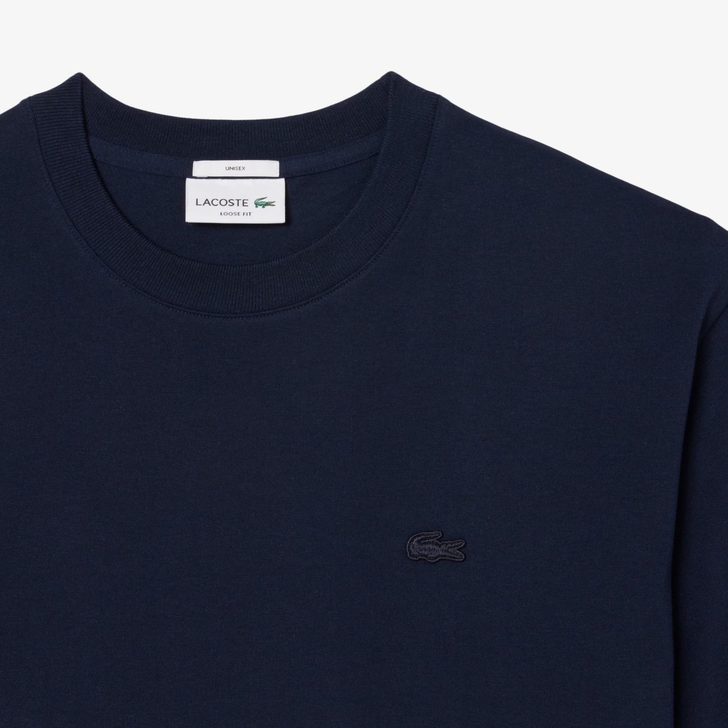 Lacoste Loose Fit Erkek Lacivert T-shirt