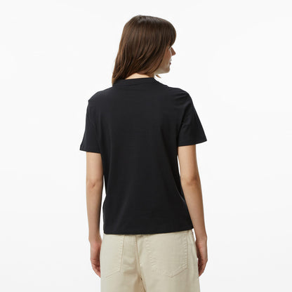 Calvin Klein Classic Nyc Logo Kadın Siyah T-shirt