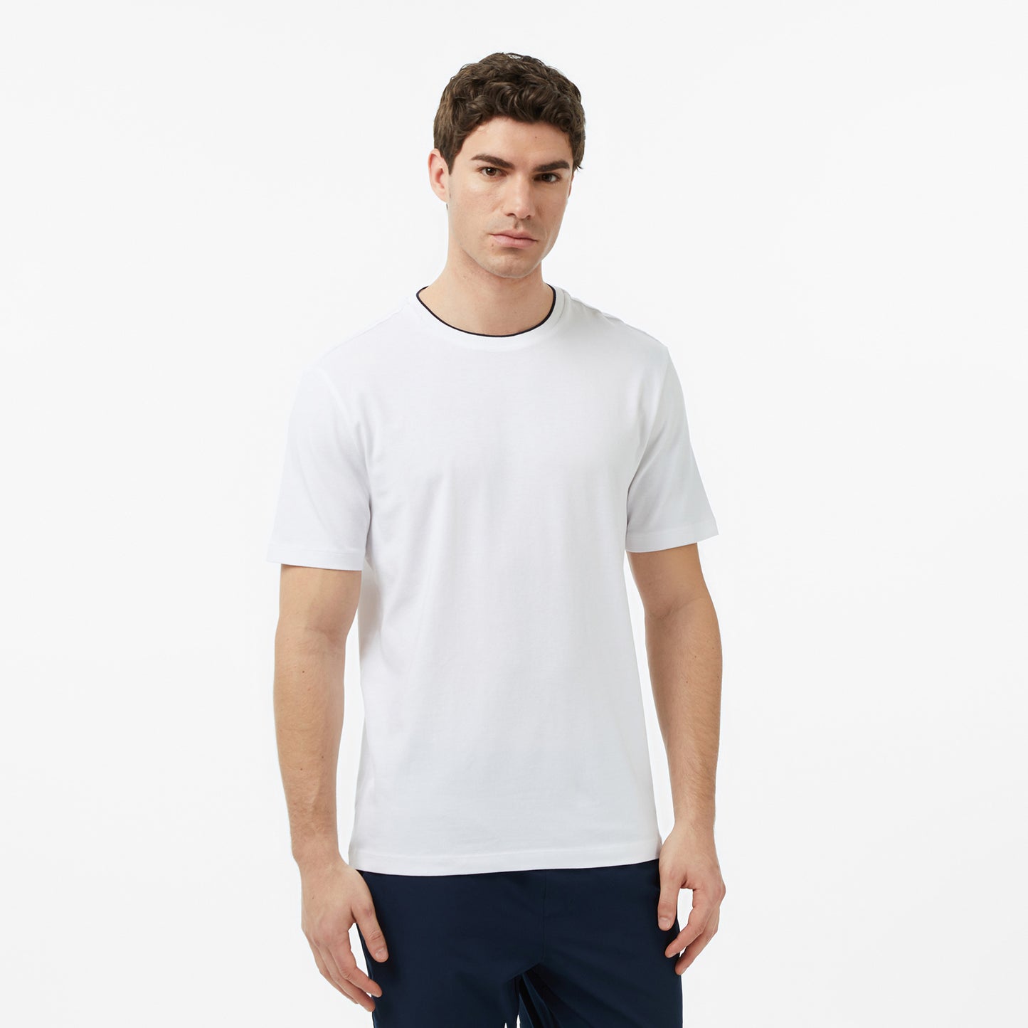 Nautica Erkek Beyaz Regular Fit T-shirt